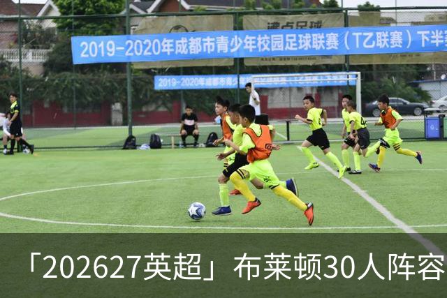 「2026/27英超」布莱顿30人阵容图鉴，海鸥高压双线竞逐