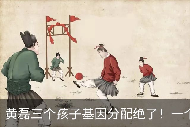 黄磊三个孩子基因分配绝了！一个随爸一个随妈，差别太大